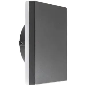 Mantra Iluminación Applique extérieur LED Bora angulaire, gris foncé