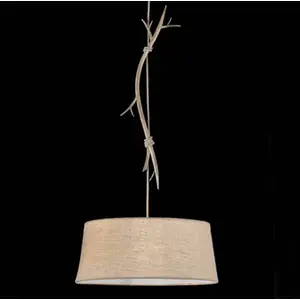 Comparateur de prix : Mantra Iluminación Suspension Sabina abat-jour tissu, 1 lampe, 60 cm