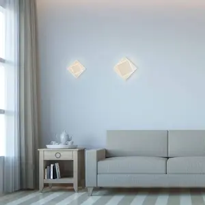 Luminaire Center Mantra Iluminación Applique murale LED Dakla, blanc, 28x28 cmVendu parluminaire