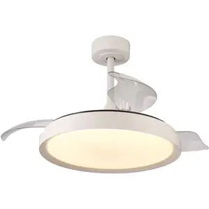 Ventilateur plafonnier MISTRAL blanc pas cher