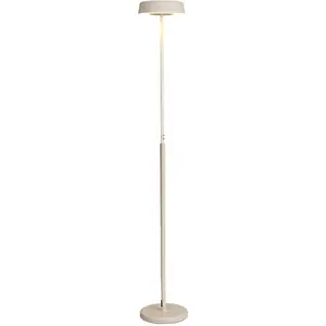 Mantra Iluminación Lampadaire LED Noa II, variateur tactile, acier, bl... pas cher