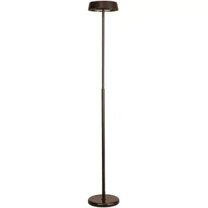 Mantra Iluminación Lampadaire LED Noa II, Touchdimmer, acier, noir