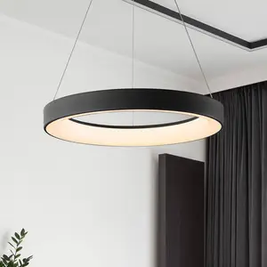 Mantra Iluminación Suspension LED Niseko II, télécommande, Ø 38 cm, no... pas cher