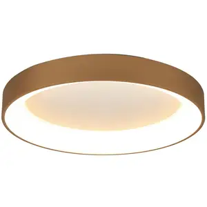Mantra Iluminación Plafonnier LED Niseko II CCT télécommande Ø78cm dor...Vendu parluminaire