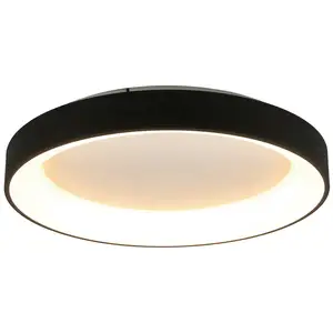 Mantra Iluminación Plafonnier LED Niseko II CCT Télécommande, Ø 78cm, ...Vendu parluminaire