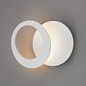Comparateur de prix : Mantra Iluminación Applique murale LED Toronto, blanc, Ø 26 cm, alumin...