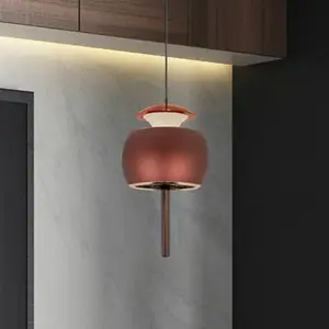 Mantra Iluminación Suspension LED Roller, café, hauteur réglable, barr... pas cher