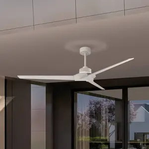 Mantra Iluminación Ventilateur de plafond LED Brisa blanc DC silencieu... pas cher