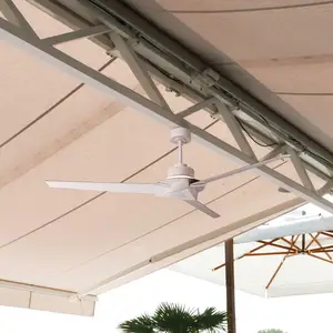 Ventilateur de plafond Brisa Mini blanc LED 20 W avec IP44