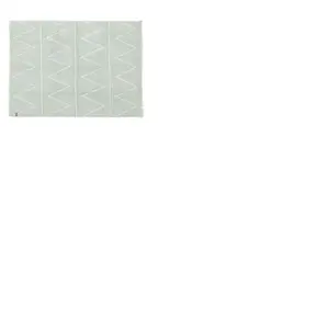 Lorena Canals - Tapis enfant souple vert Hippy (120 x 160 cm) - Vert pas cher