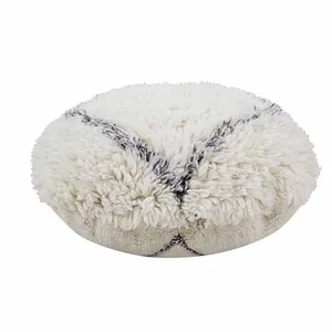 Comparateur de prix : Lorena Canals Pouf laine - style berbère - classique - Ø 70 cm