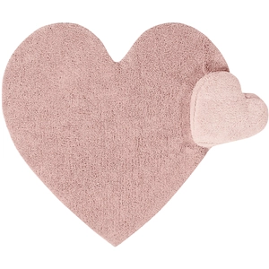 Lorena Canals - Tapis rose lavable en machine Puffy Love Rose 160x180