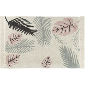 Tapis lavable en coton Plants Lorena Canals pas cher