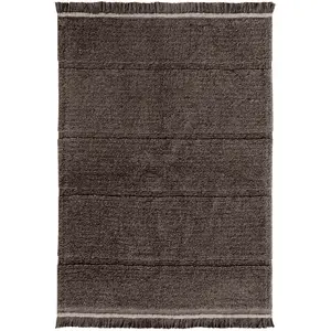 Lorena Canals Tapis lavable en laine marron 120x170