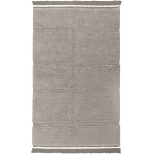 Lorena Canals Tapis lavable en laine marron 170x240 pas cher