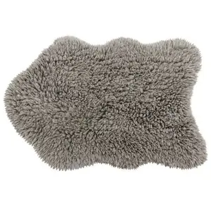 Lorena Canals Tapis en laine Woolly Sheep gris (110 x 75 cm) pas cher