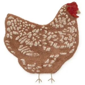 Lorena Canals Tapis lavable Poulet (100 cm) pas cher