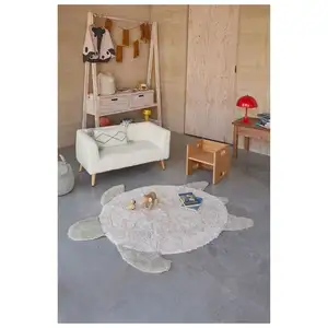 Comparateur de prix : Lorena Canals Tapis de jeu lavable Sea Turtle (110 x 130 cm)