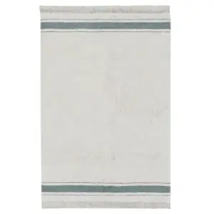 Lorena Canals Tapis lavable Gastronome bleu vintage (90 x 130 cm) pas cher