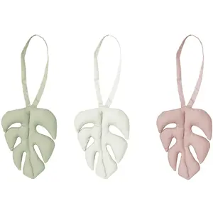 Lorena Canals Lot de 3 jouets à suspendre bamboo Monstera pas cher