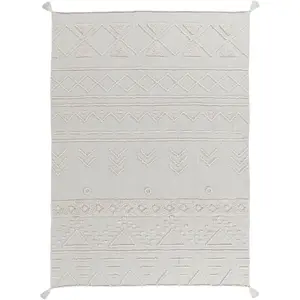 LORENA CANALS Tapis coton lavable Tribu Natural - 170 x 240 cm