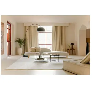 Lorena Canals Tapis lavable en laine natural 240x260 pas cher