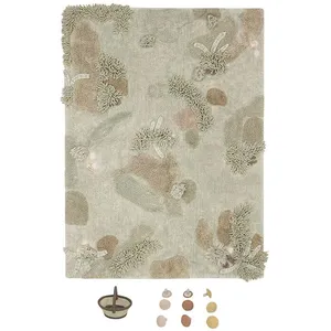 Lorena Canals Tapis de jeu lavable Mushroom Forest (120 x 160 cm)Vendu parberceau-magique