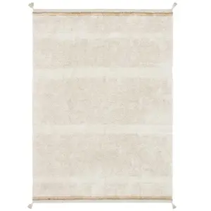 Lorena Canals Tapis lavable Bloom Natural (90 x 130 cm) pas cher
