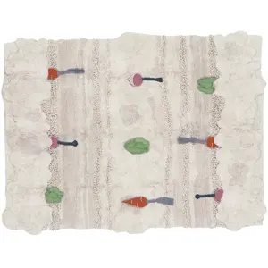 Comparateur de prix : Lorena Canals Tapis lavable Veggie Garden x Oli & Carol (120 x 160 cm)