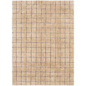 Lorena Canals Tapis en laine lavable mosaïque ambre - 230 x 300 cm pas cher