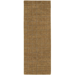 Lorena Canals Tapis de couloir en laine lavable motif mosaïque ocre - 80 x 230 cmVendu parliving-and-company