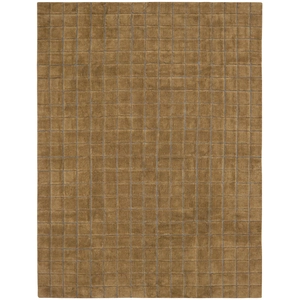 Lorena Canals Tapis en laine lavable mosaïque ocre - 230 x 300 cm