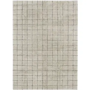 Lorena Canals Tapis en laine lavable mosaïque grès - 170 x 240 cm pas cher