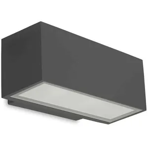 LEDS-C4 Applique led 17,5w afrodita, aluminium et verre, gris urbainVendu paramazon