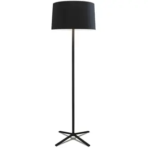 Comparateur de prix : LEDS-C4 Hall lampadaire, abat-jour en tissu, noir