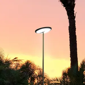 LEDS C4 Lampadaire extérieur design Invisible LED IP54 H210 cm - Noir 0,000000
