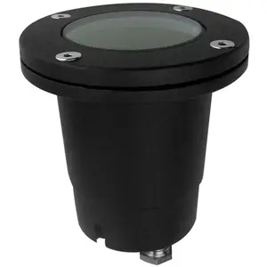Forlight Tidian - 1 Lumière Ronde Encastrée Extérieure Au Sol Noir Ip67, Gu10 pas cher
