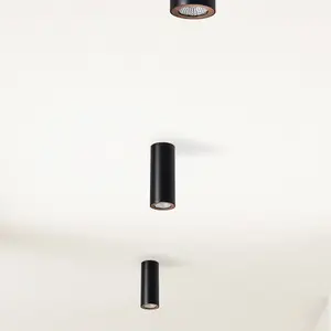 LEDS-C4 Pipe spot pour plafond 1 lampe noir-doré pas cher