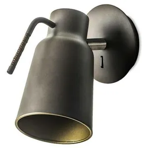 Leds-c4 - Funk - Lampe de lecture murale intérieure à 1 lumière, marron, or, E27Vendu parkaufland
