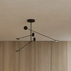 Comparateur de prix : LEDS-C4 Suspension LED Invisible Triplex, 3.000 K, noir