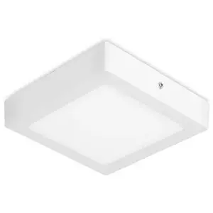 Forlight Plafonnier Ip23 Easy Square Surface 225Mm Led 15.5W Blanc Neu...
