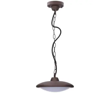 Comparateur de prix : Leds C4 Suspension de jardin pergola led H550 49 Ampoules - Marron