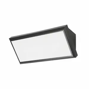 Comparateur de prix : Leds C4 Forlight - Applique murale extérieure Samper Black LED PX-0353-NEG