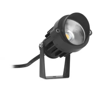 FORLIGHT Projecteur de jardin MINIMAL LED 1 Ampoule - Noir - AdulteVendu paramazon