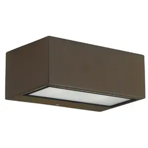 Comparateur de prix : Leds C4 Applique Ip66 Nemesis Aluminium 70170Mm R7S 100W Marron 1498Lm