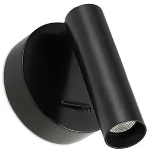 Stylus - Lampe de lecture murale led noire 500lm 3000K - Leds-c4Vendu paramazon