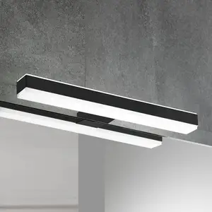 Ebir Applique miroir LED Veronica, largeur 30 cm, noire pas cher