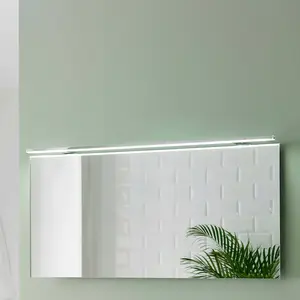 Ebir Applique pour miroir LED Esther 2, chrome, largeur 120 cm pas cher