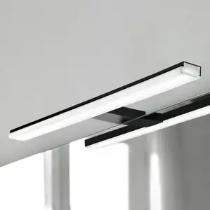 Ebir Applique pour miroir LED Pandora, noir mat , 30,8 cm pas cher