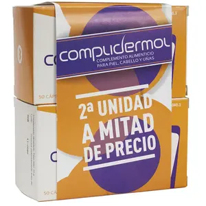 Complidermol para piel, cabello y uñas 2 x 50 cápsulas pas cher